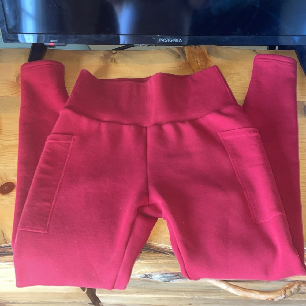 CVG 🔥 fleece lined leggings EUC Small